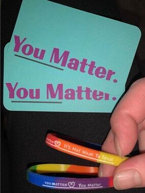 “You Matter, It’s Not Weak to Speak” Bracelets